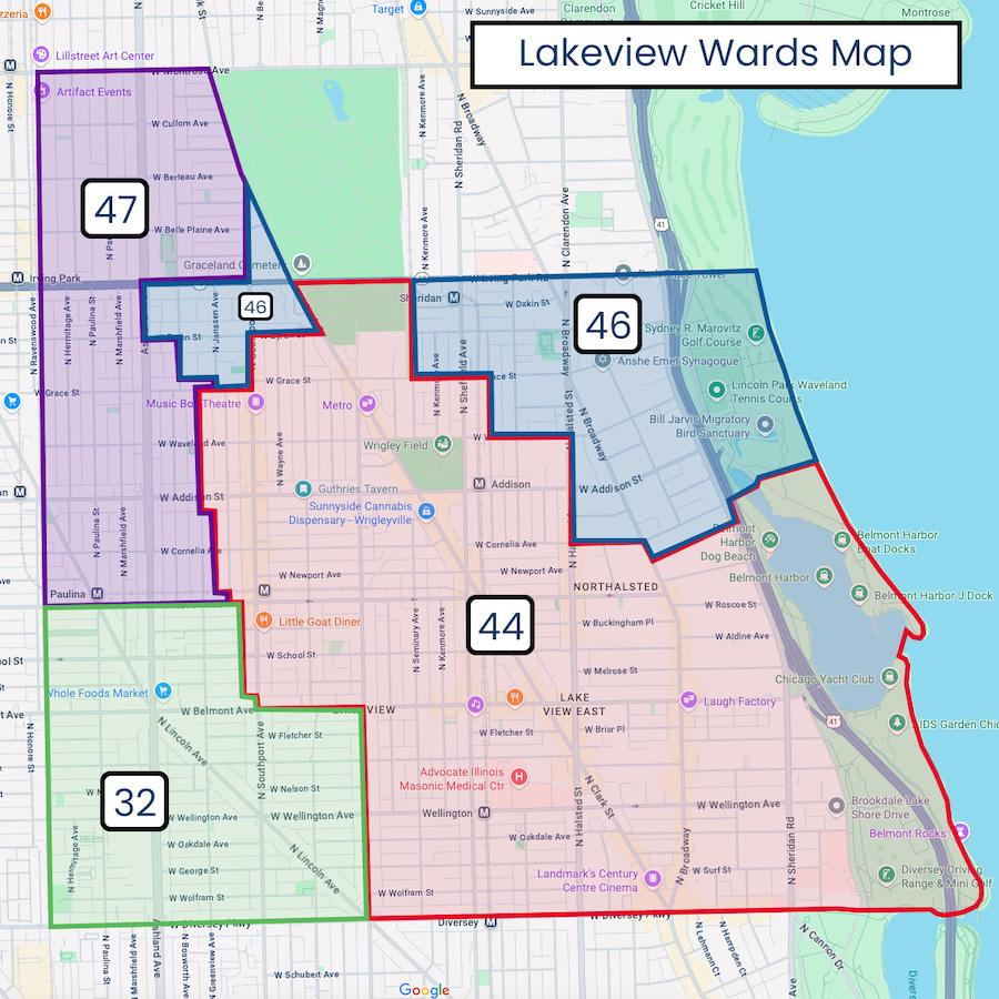 Ward Intersection Map